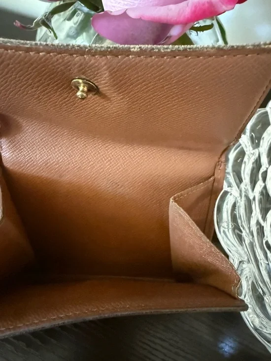 Louis Vuitton Monogram Compact Wallet in Brown and Gold - Picture 4 of 6